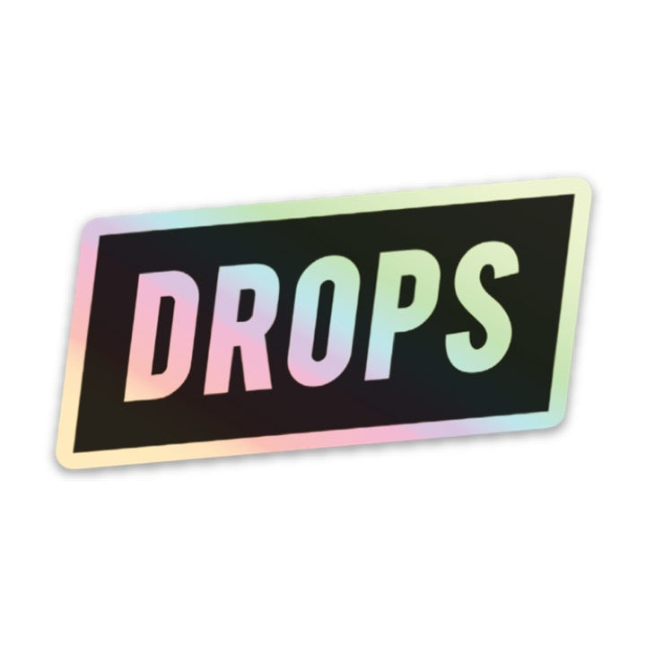 DROPS Holographic Sticker