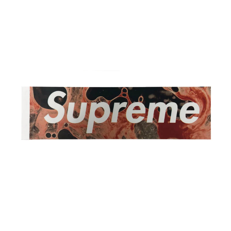 Supreme Andres Serrano Blood & Semen Box Logo Sticker