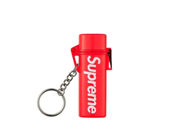 Supreme Waterproof Lighter Case Keychain SS20 (Red)